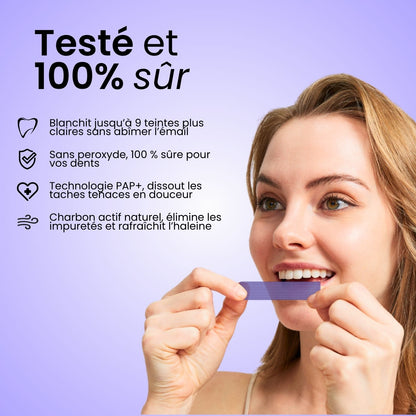 Bandes blanchissante