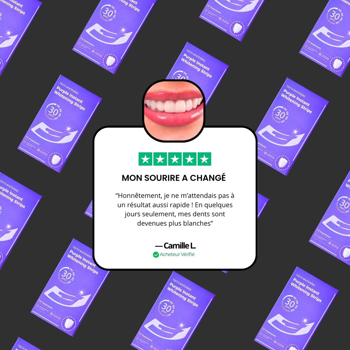 Bandes blanchissante