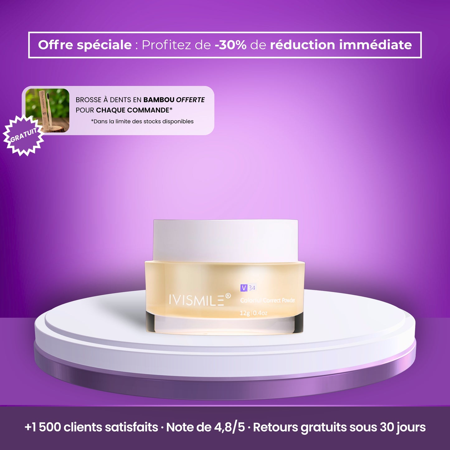 Poudre blanchissante V34